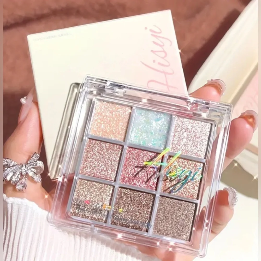 💕💕2/$12-Hisyi 9-Color Eyeshadow Palette -